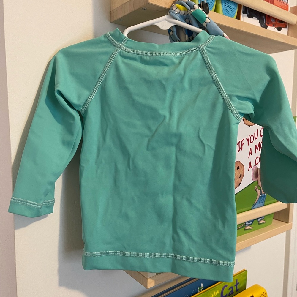 BUNDLE: Hanna Andersson rash guard, Baby Boden swim bottom